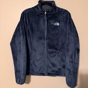 The North Face Osito Fleece Full Zip Jacket Navy Blue Velvet Women’s Small NWOT